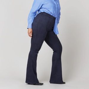 NWT Spanx Faux Suede Flare Pants-L
